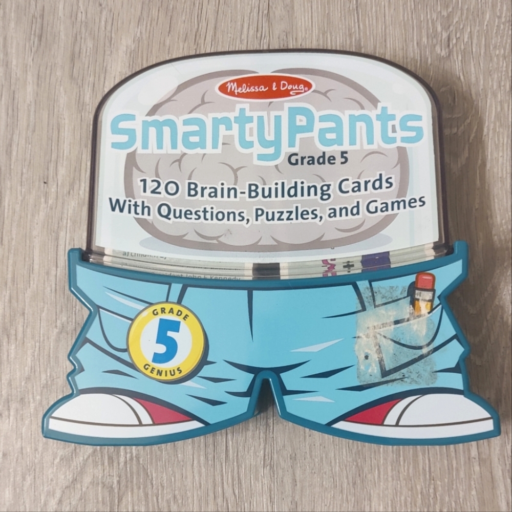 💐DONATED💐Melissa & Doug SmartyPants Grade 5 Brain Building Card Game.